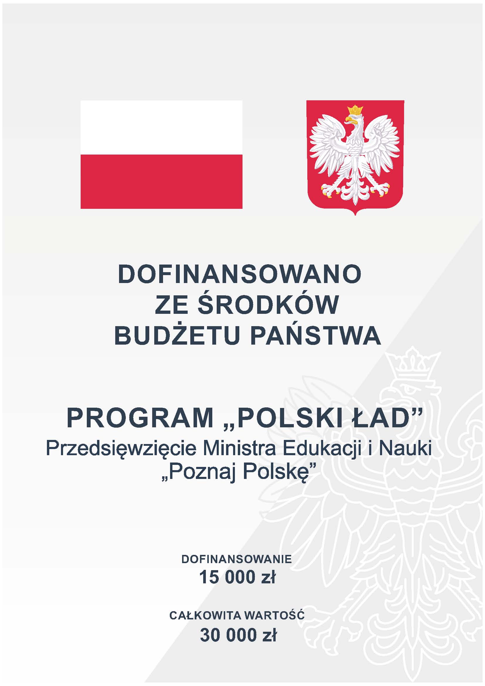 Poznaj Polskę plakat informacyjny